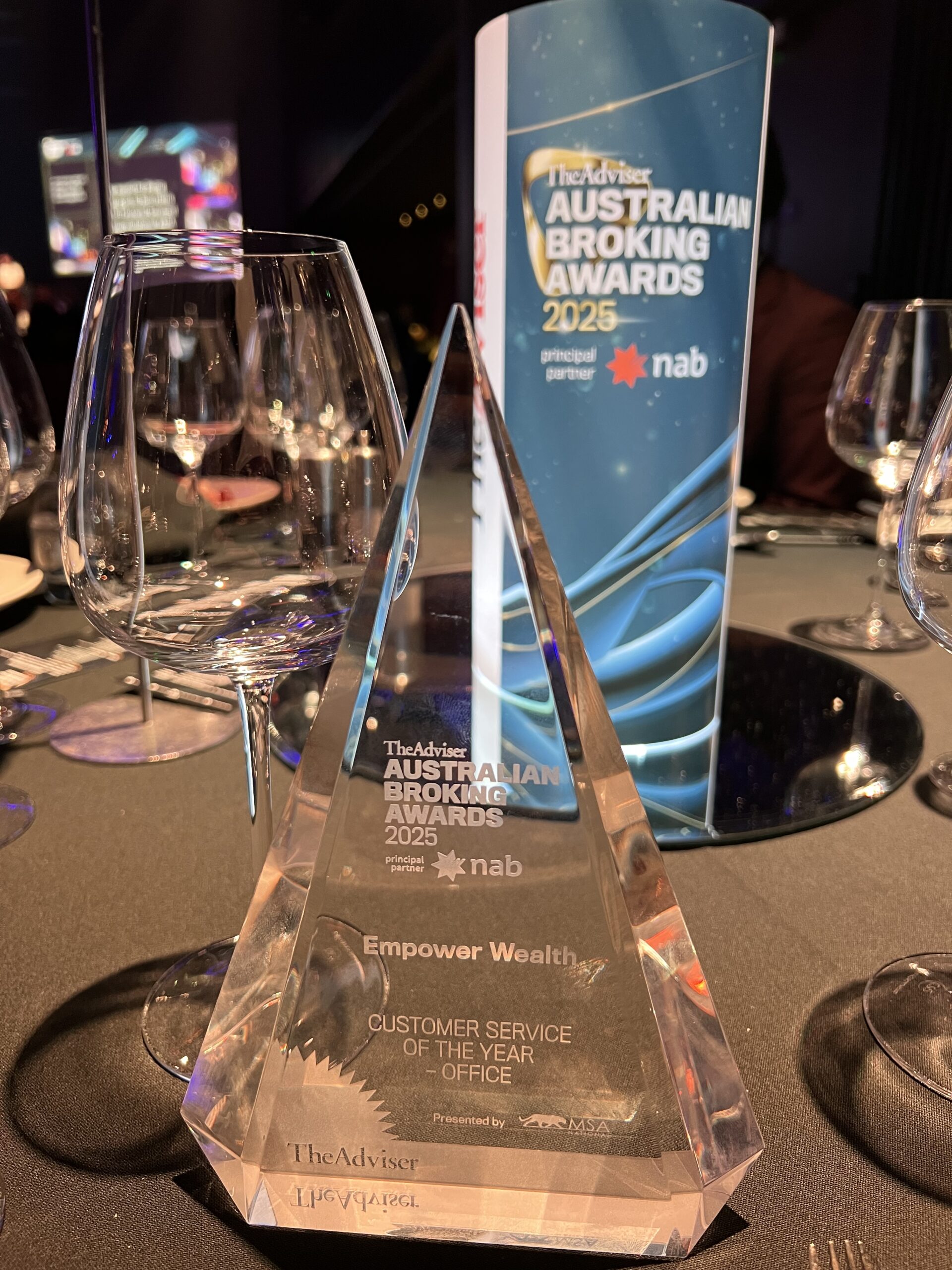 Empower Wealth’s Mortgage Broking Team has just won Customer Service of the Year – Office at the Australian Broking Awards (ABA) 2025!

