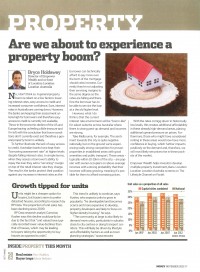 Money Magazine – Are we about to experience a Property Boom - Nov 2012
