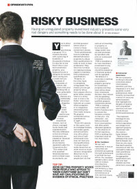 SPI Magazine – Risky Business - May 2014